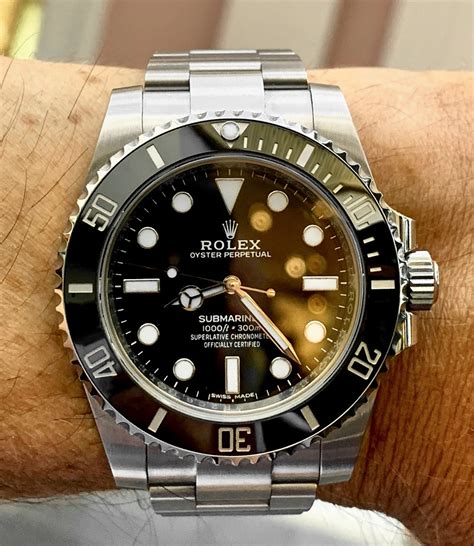 rolex submariner date diameter